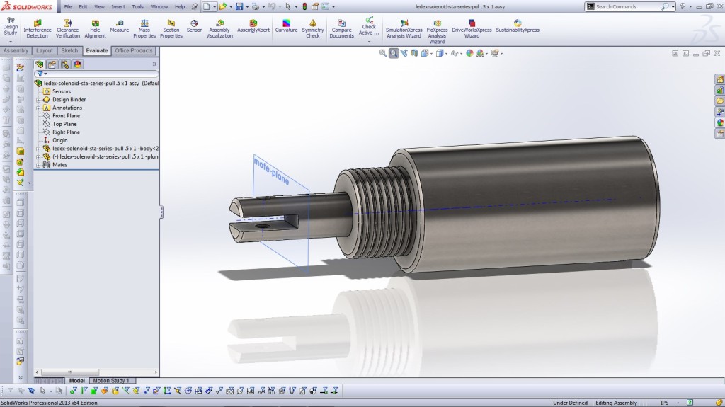 Modeling in SolidWorks